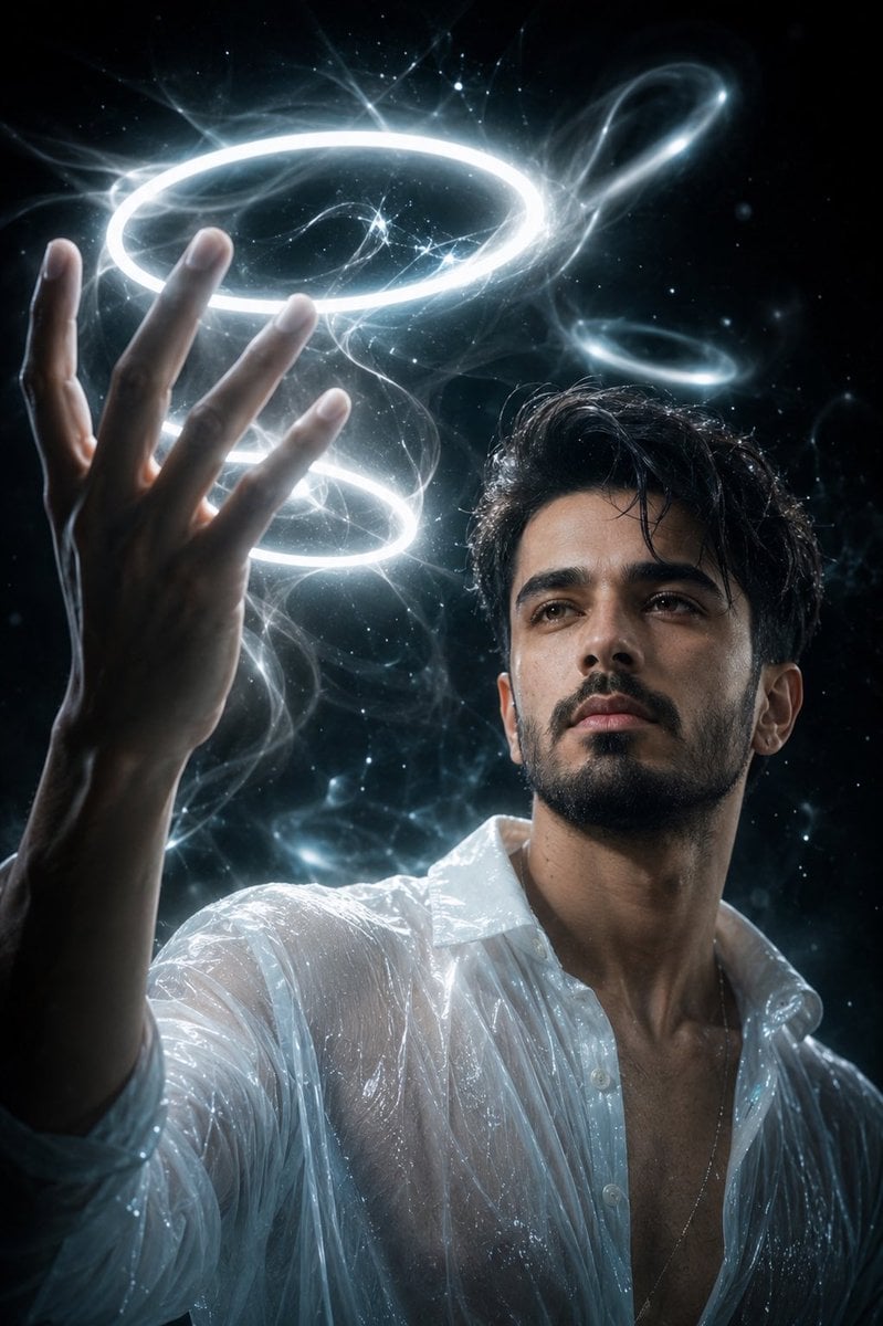 Cinematic Cosmic Energy Portrait preview