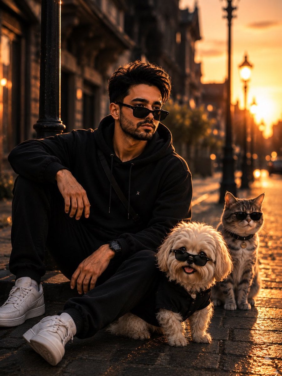 Cinematic Street Photography with Face Reference preview