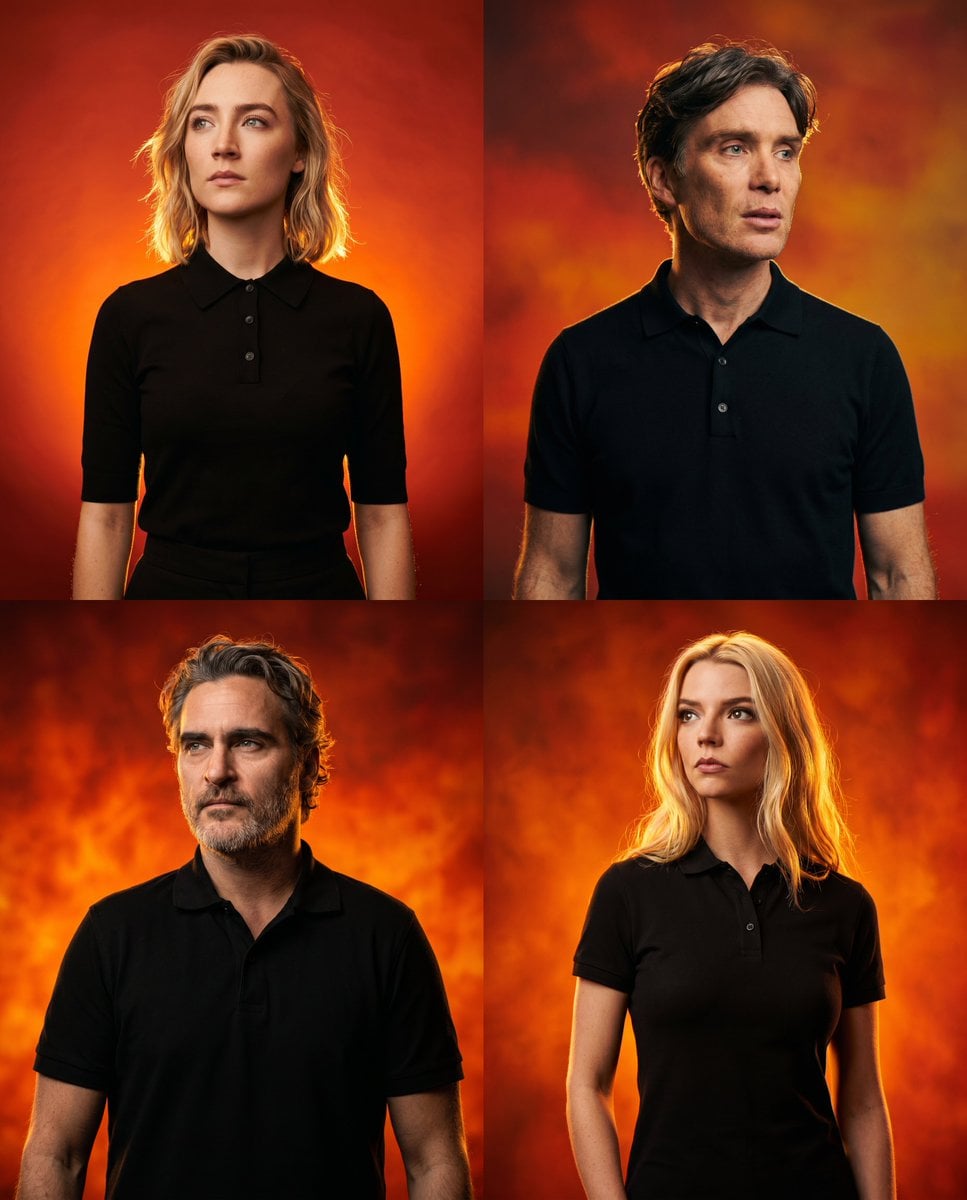 Vibrant Celebrity Studio Portrait preview