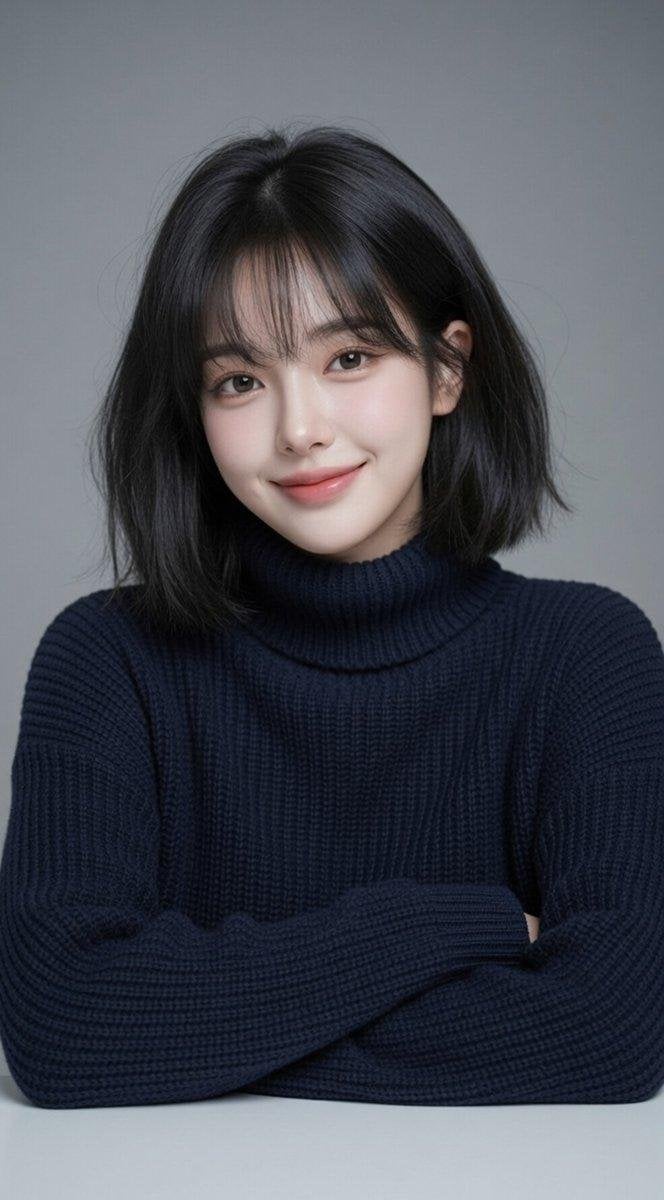 Wavy Hair Studio Portrait preview