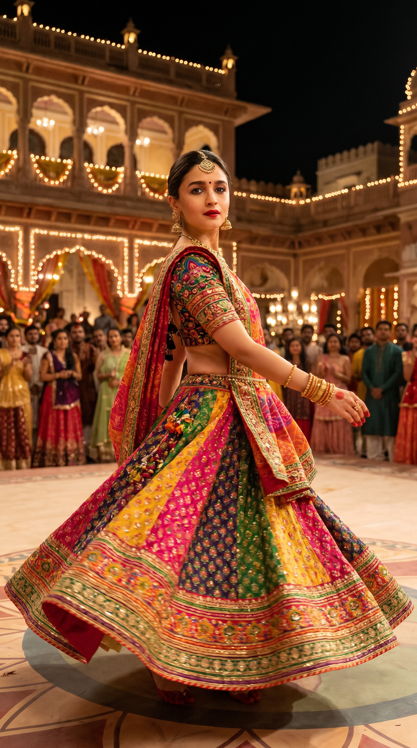 Indian Festival Look AI image template preview