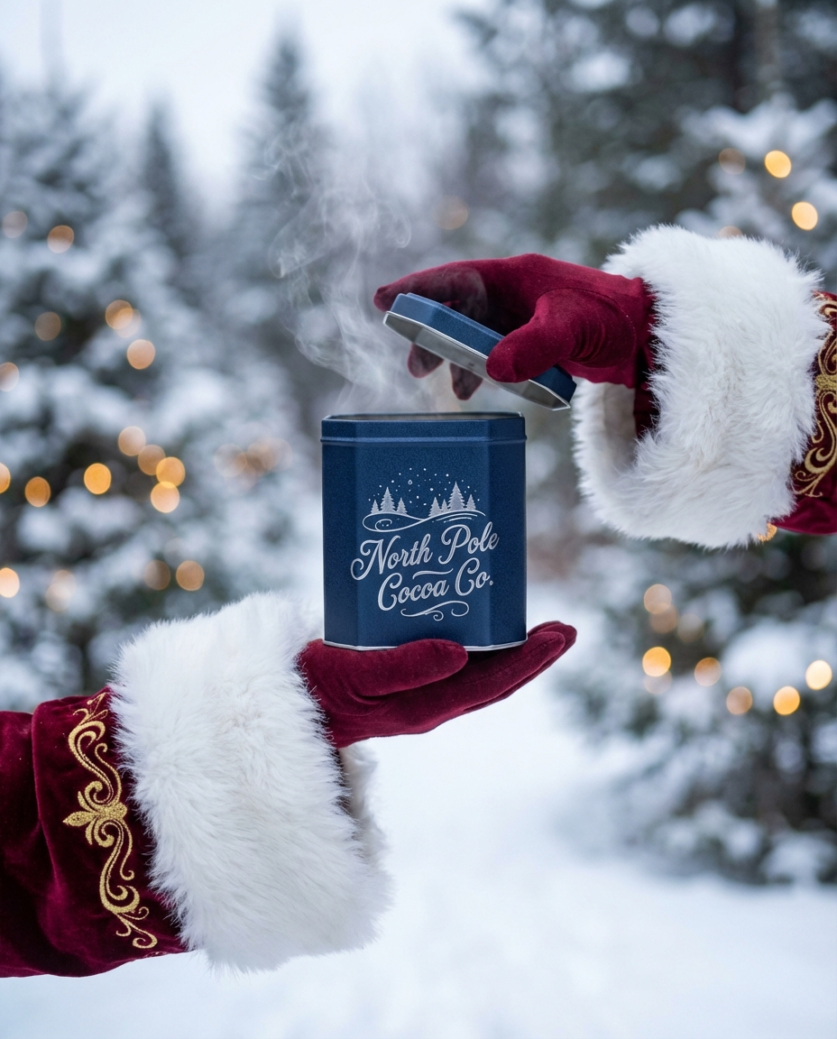 The sweetest feeling of winter. - AI Image Template Preview