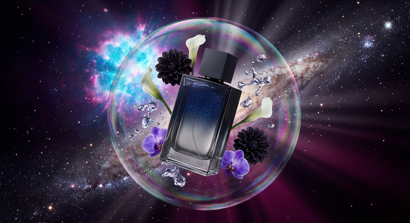A fragrance truly out of this world. AI image template preview