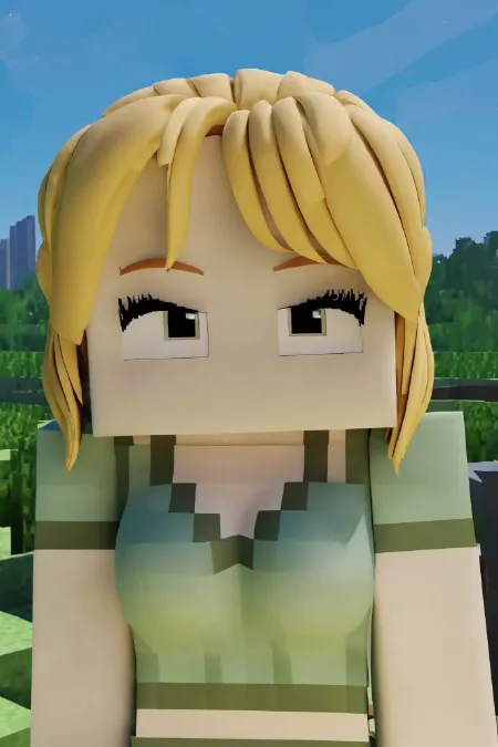 Minecraft Homage Illustrious Style AI image template preview