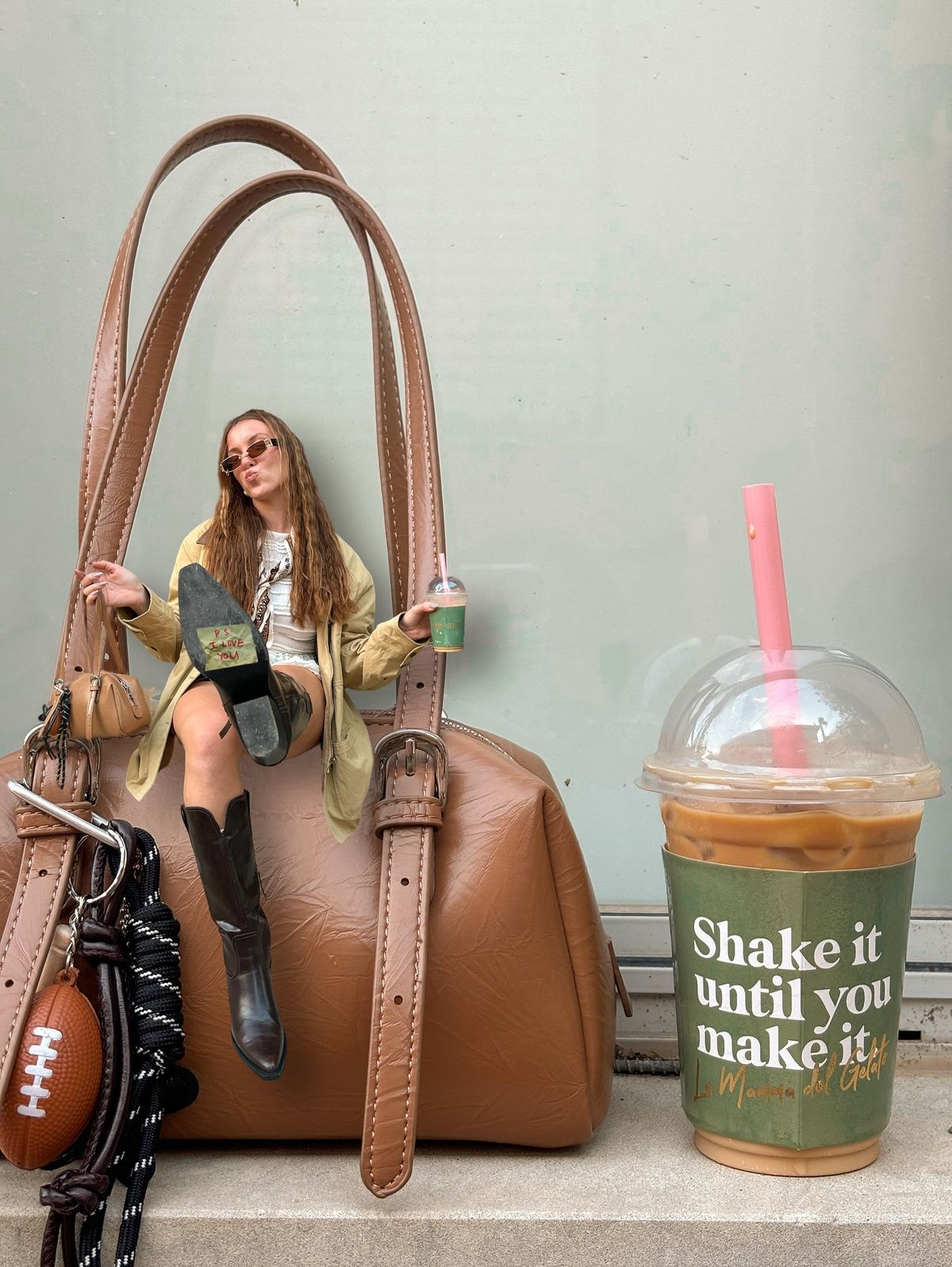 Bag Bigger Than the Day - AI Image Template Preview