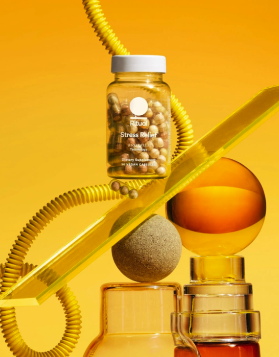 Abstract Wellness Product Showcase example 1