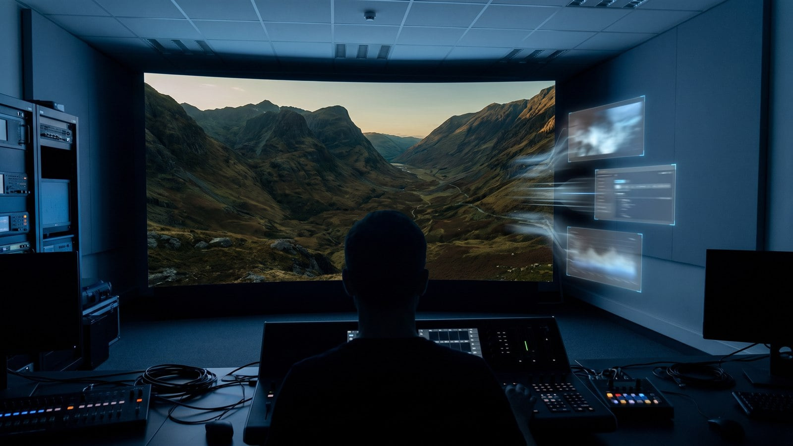 Realtime continuous AI video session steered with live text directions