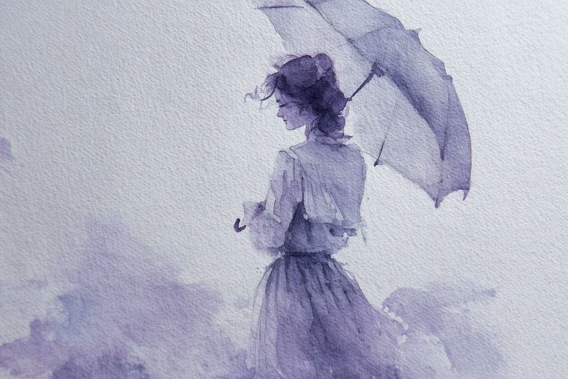 Watercolor Dreamscape — Nano Banana AI image template preview