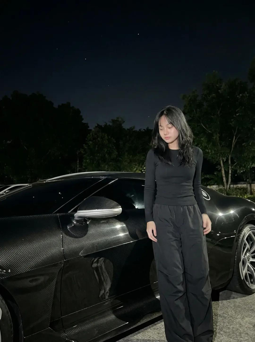 Night Sports Car Portrait — Cinematic Moody AI image template preview
