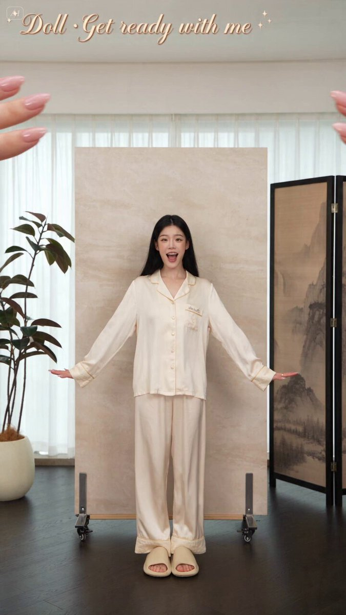 Giant Hand Doll Dress Up Creative Video - AI template preview