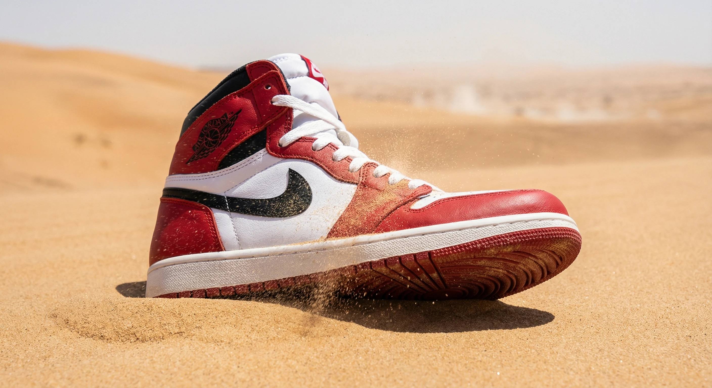 Sand Mirage Nike Air Jordan Visual - AI Image Template Preview