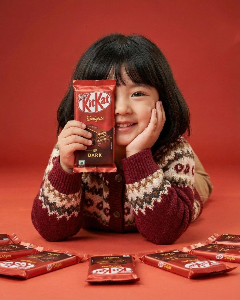 KitKat Chocolate Product Portrait AI image template preview