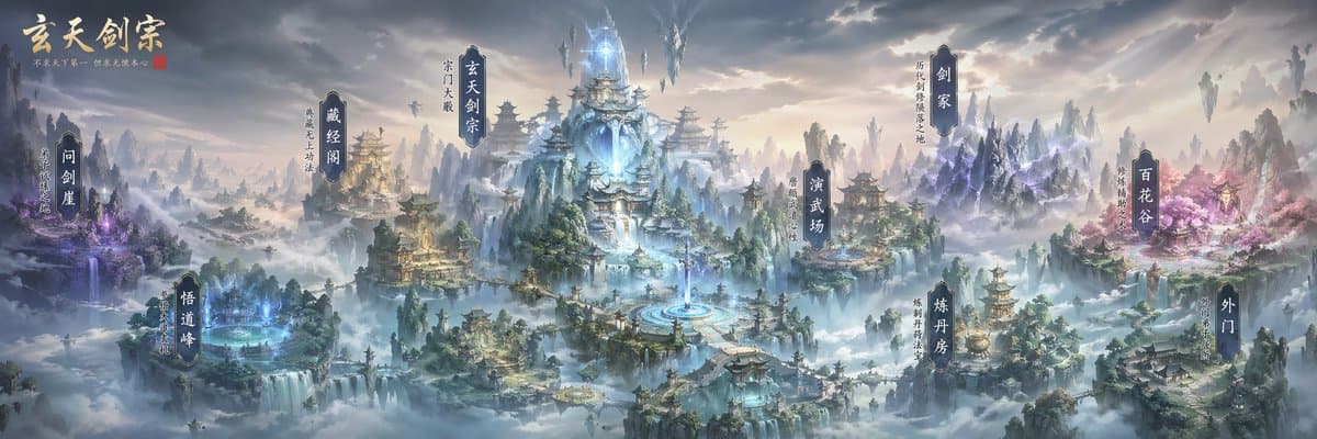 Xianxia Sect Panorama Map preview