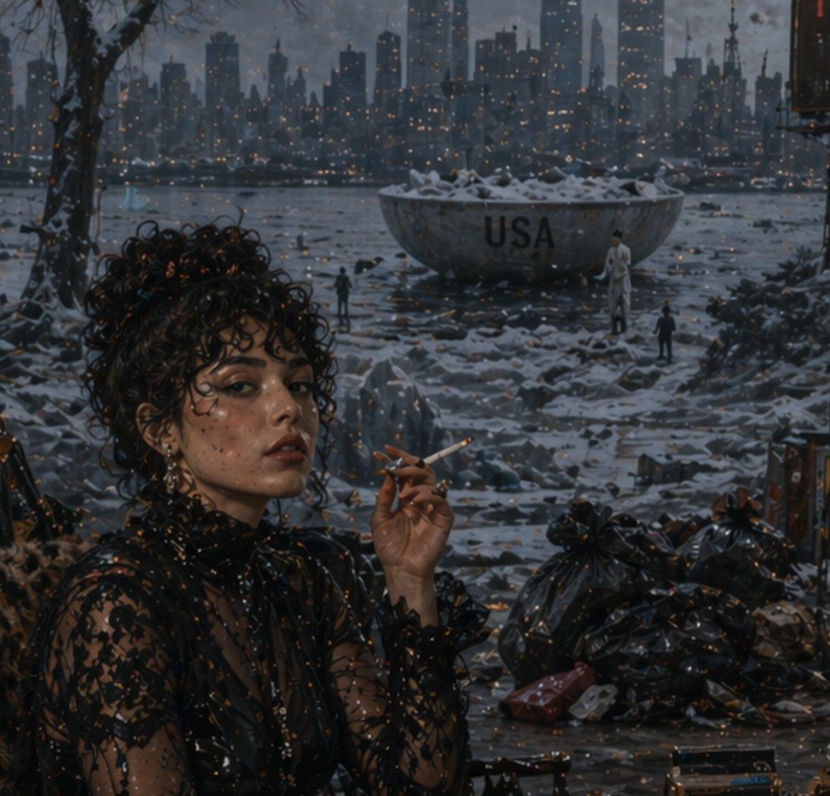 Dystopian Woman by Frozen Waterfront preview