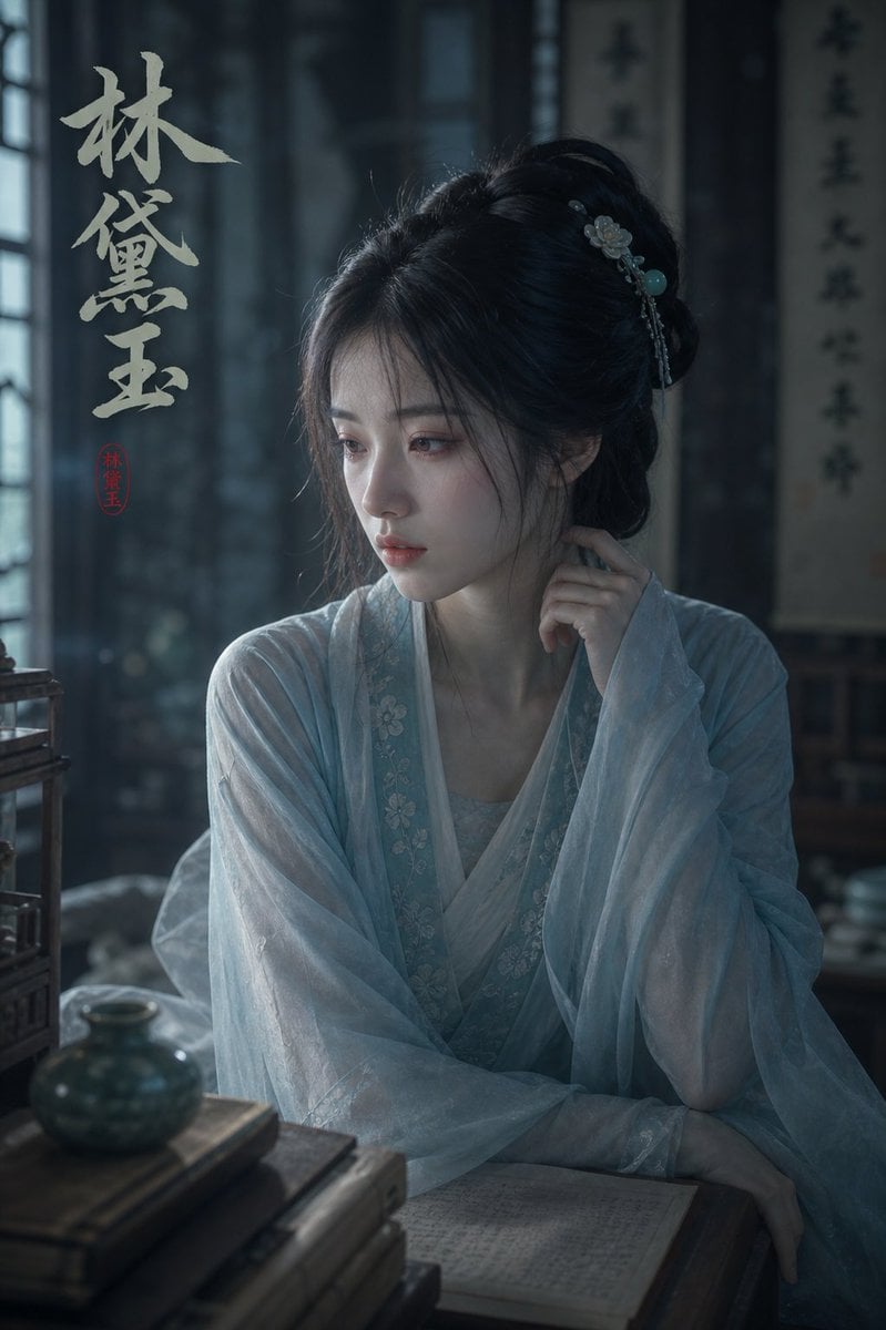 Melancholic Lin Daiyu Portrait preview
