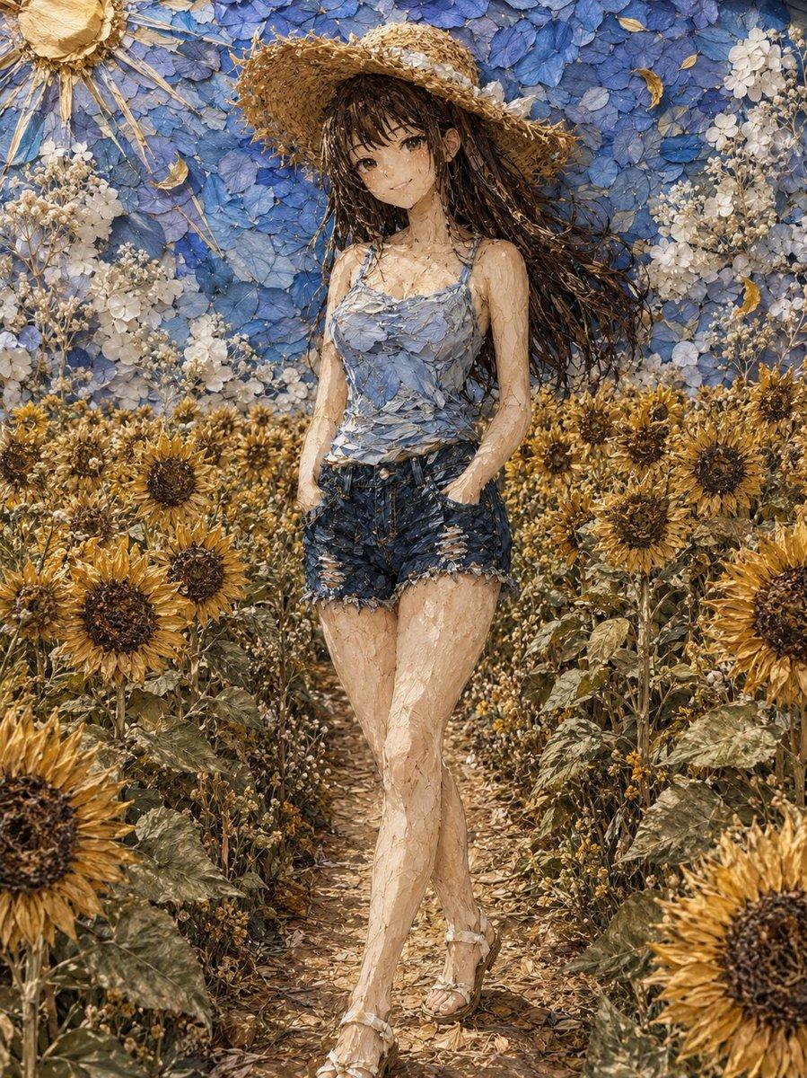 Dried Flower Sunflower Portrait preview