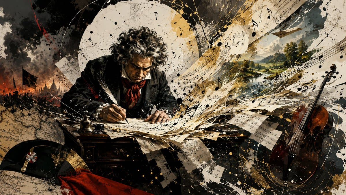 Beethoven Sacred Desk Collage preview