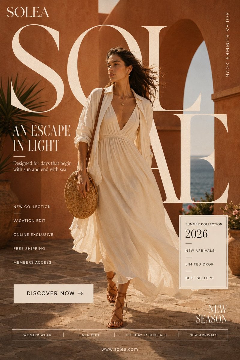 Fashion Campaign Poster Framework preview