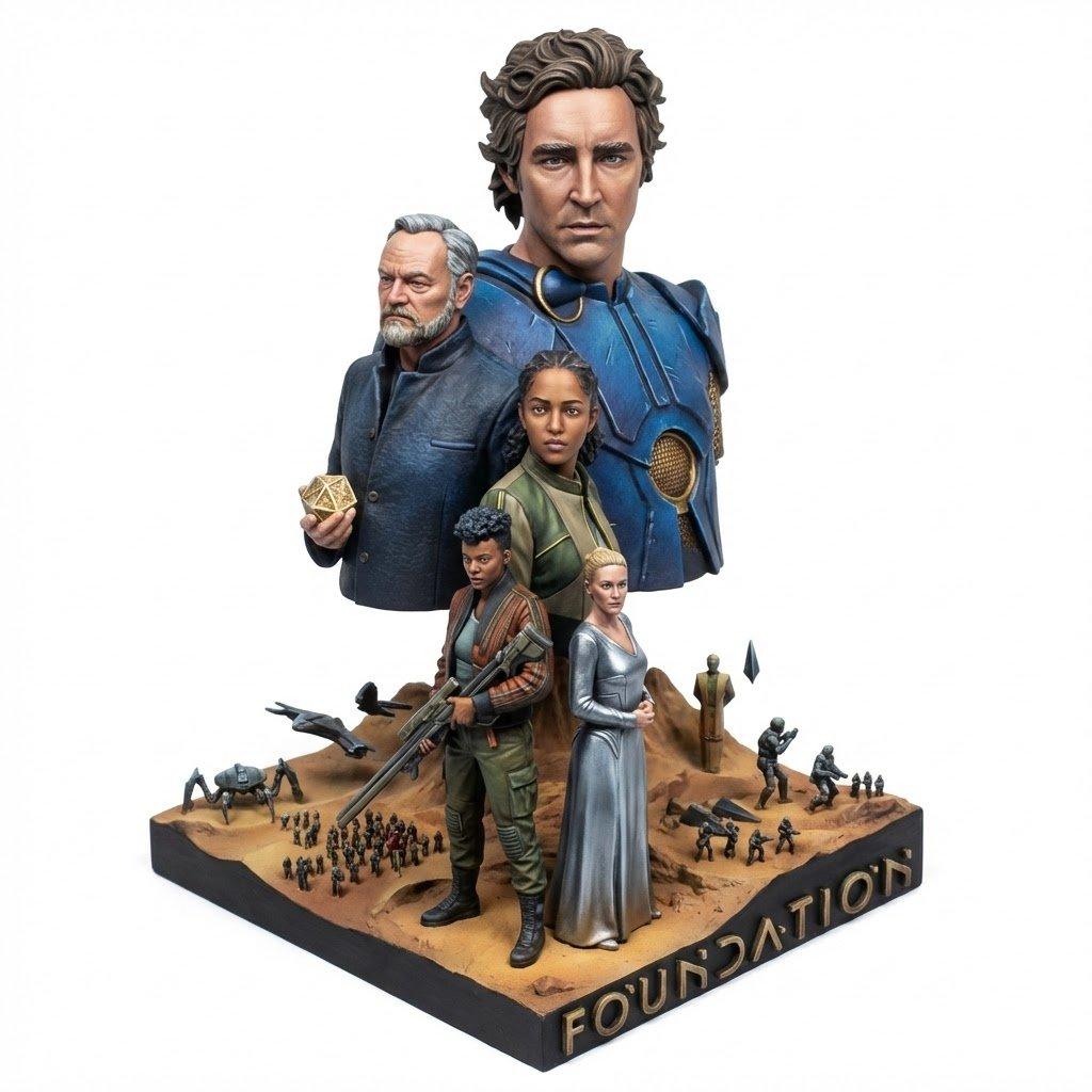 Realistic Miniature Sports Figurine Transformation - AI image template preview