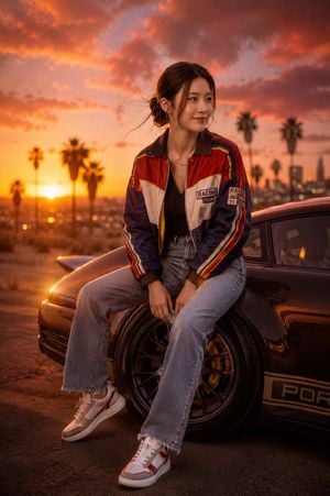 Cinematic Urban Fashion Editorial Portrait preview