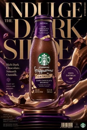 3D Beverage Advertising Poster preview