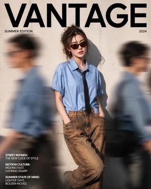 Modern Fashion Magazine Cover preview