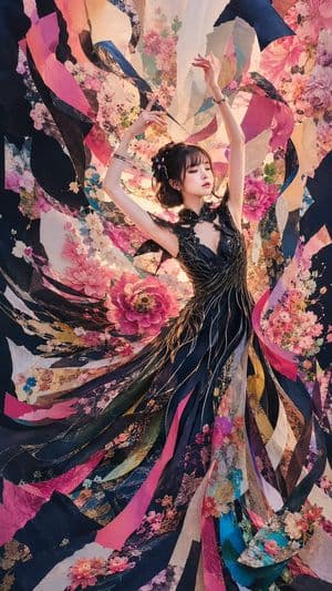 Floral Ribbon Couture Dancer preview