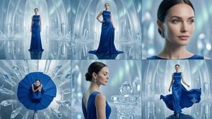 Crystal Palace Blue Gown Contact Sheet preview
