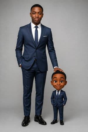 Executive Portrait With Mini Caricature preview