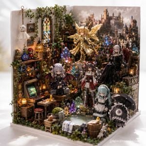 Gothic Fantasy Diorama Room preview