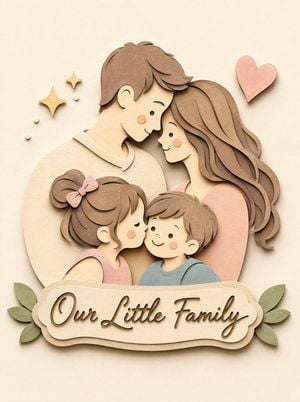Papercraft Diorama Style Portrait preview
