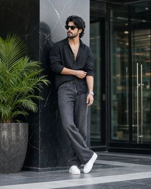 Luxury Monochrome Fashion Portrait preview
