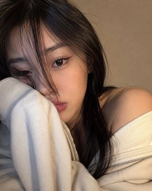 Cozy Close-up Selfie Portrait preview