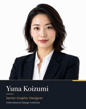 Formal Business Headshot Profile Poster preview