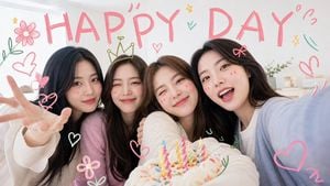 Kawaii Birthday Group Selfie preview