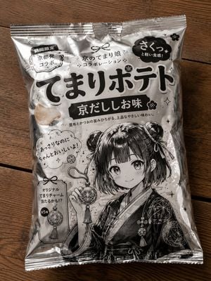 Anime Character Potato Chip Packaging preview