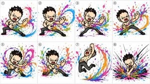 Chibi Air Guitar Storyboard preview