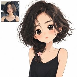 Anime Twin Chibi Portrait preview