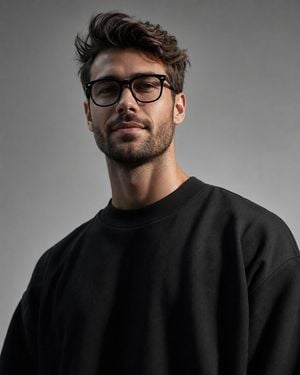 Minimalist High-Fashion Studio Portrait preview