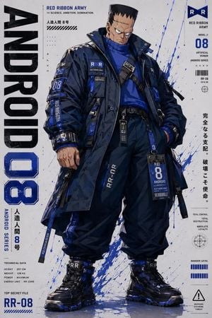 Futuristic Anime Tactical Concept Sheet preview