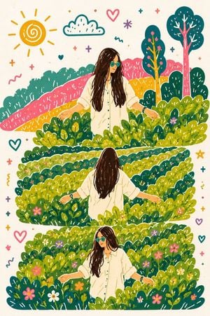 Whimsical Storybook Travel Collage preview