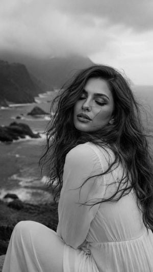 Cinematic Coastal Monochrome Portrait preview
