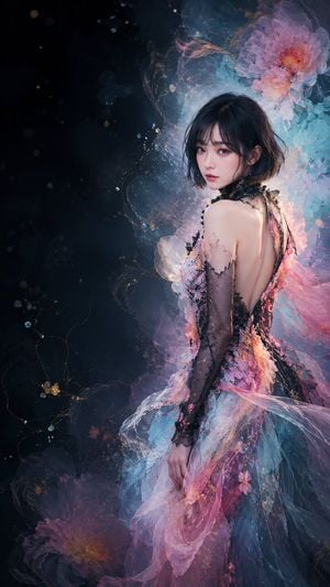 Ethereal Floral Couture Portrait preview