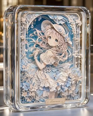 Glass Paper-Craft Anime Shadow Box preview