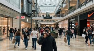 Casual Mall Selfie Snapshot preview