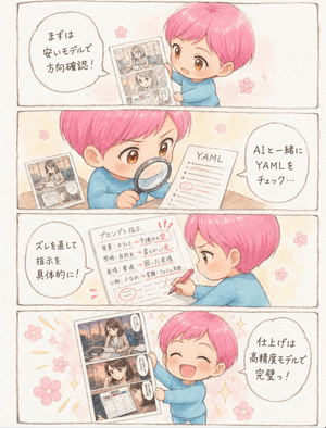 Watercolor AI Manga Workflow Comic preview