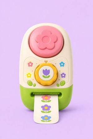 Pastel Flower Sticker-Stamp Toy preview