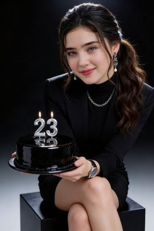 Elegant 23rd Birthday Studio Portrait preview