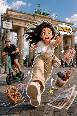 Dynamic 3D Sticker Action Scene preview