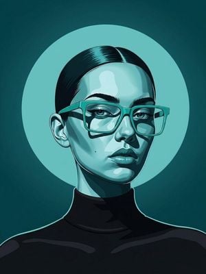 Modern Vector Fashion Portrait preview